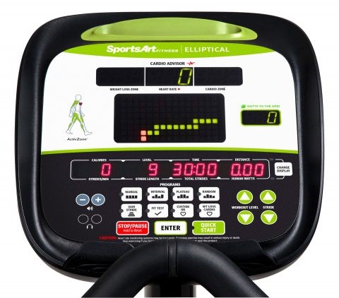 SportsArt G845S ECO-POWR Elliptical - Image 3