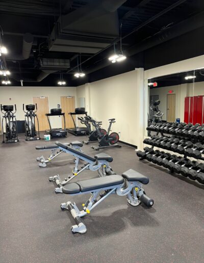 Cox Engineering fitness studio by Precision Fitness Equipment