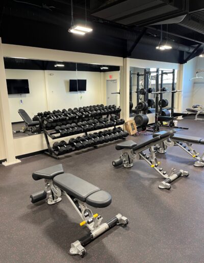 Cox Engineering fitness studio by Precision Fitness Equipment