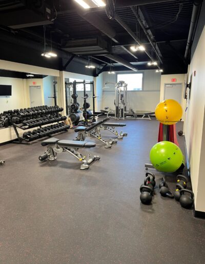 Cox Engineering fitness studio by Precision Fitness Equipment