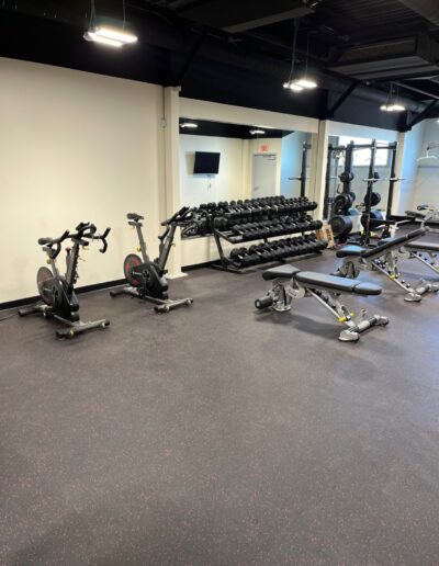 Cox Engineering fitness studio by Precision Fitness Equipment