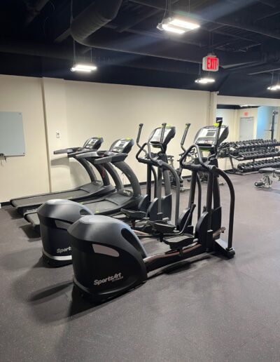 Cox Engineering fitness studio by Precision Fitness Equipment