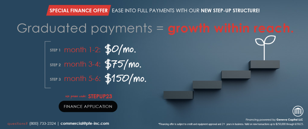 Special Finance Offer - Graduated payments = growth within reach"