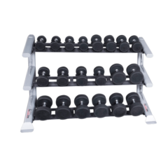 BodySolid SDKRSD Pro ClubLine Saddle Dumbbell Rack