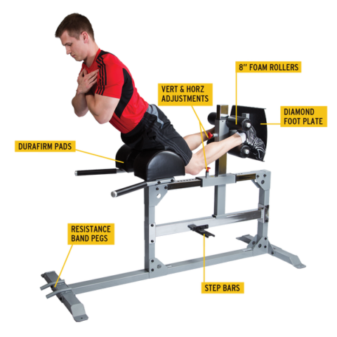 BodySolid SGH500 Glute & Ham Machine - Image 2