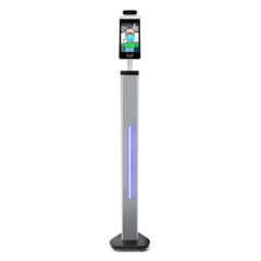 "Temp Check In" Free-Standing Temperature Sensing Check-In Kiosk Powered by Echelon