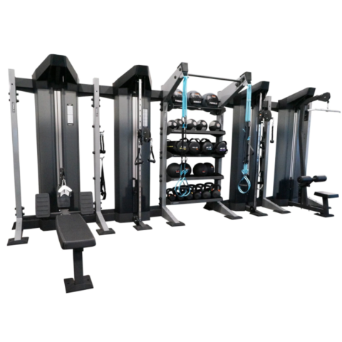 Torque Fitness - '5 Module' X-Select Wall Cable Station (X1 Package)